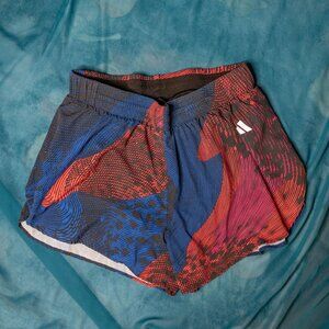 CLEARANCE Adidas Adizero Red and Blue Running Shorts – Size S